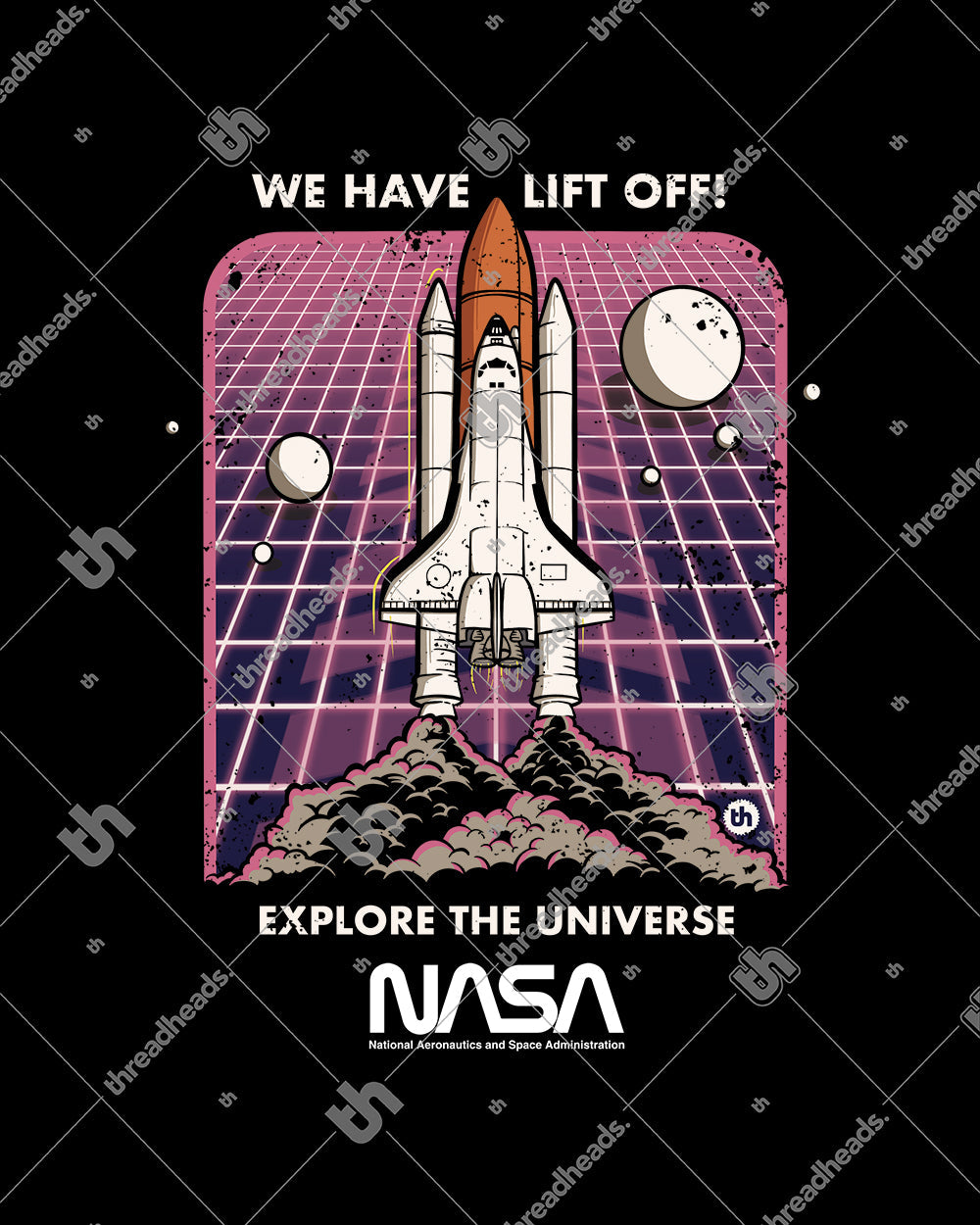 NASA Blast Off Tank Australia Online #colour_black