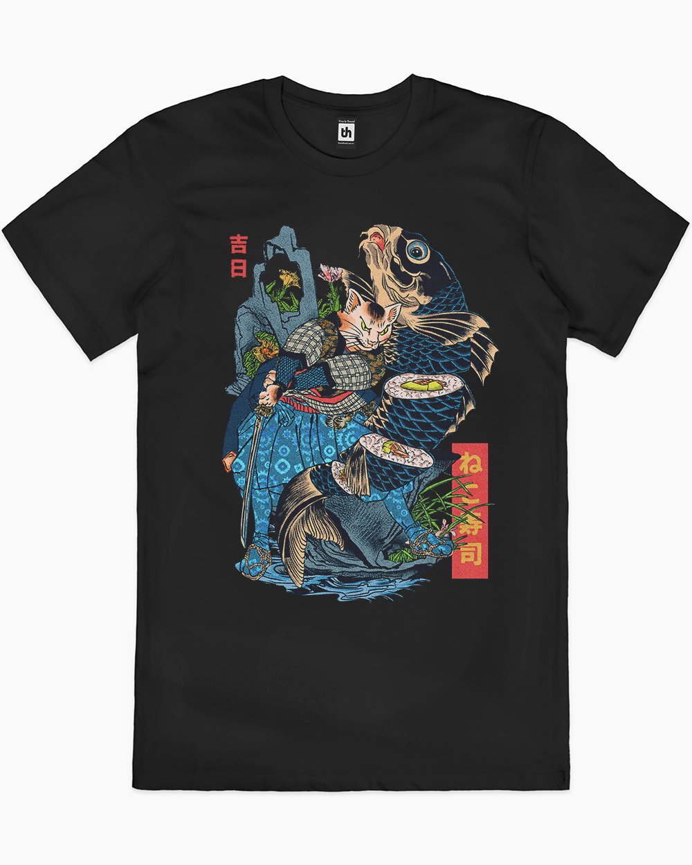 Neko Sushi T-Shirt Australia Online