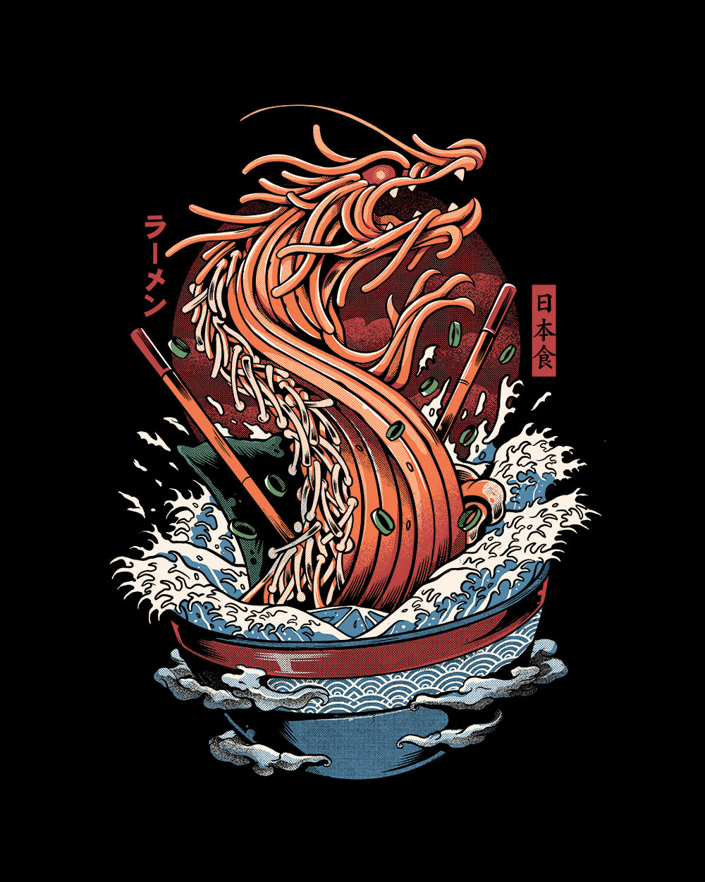 Ramen Dragon T-Shirt Australia Online
