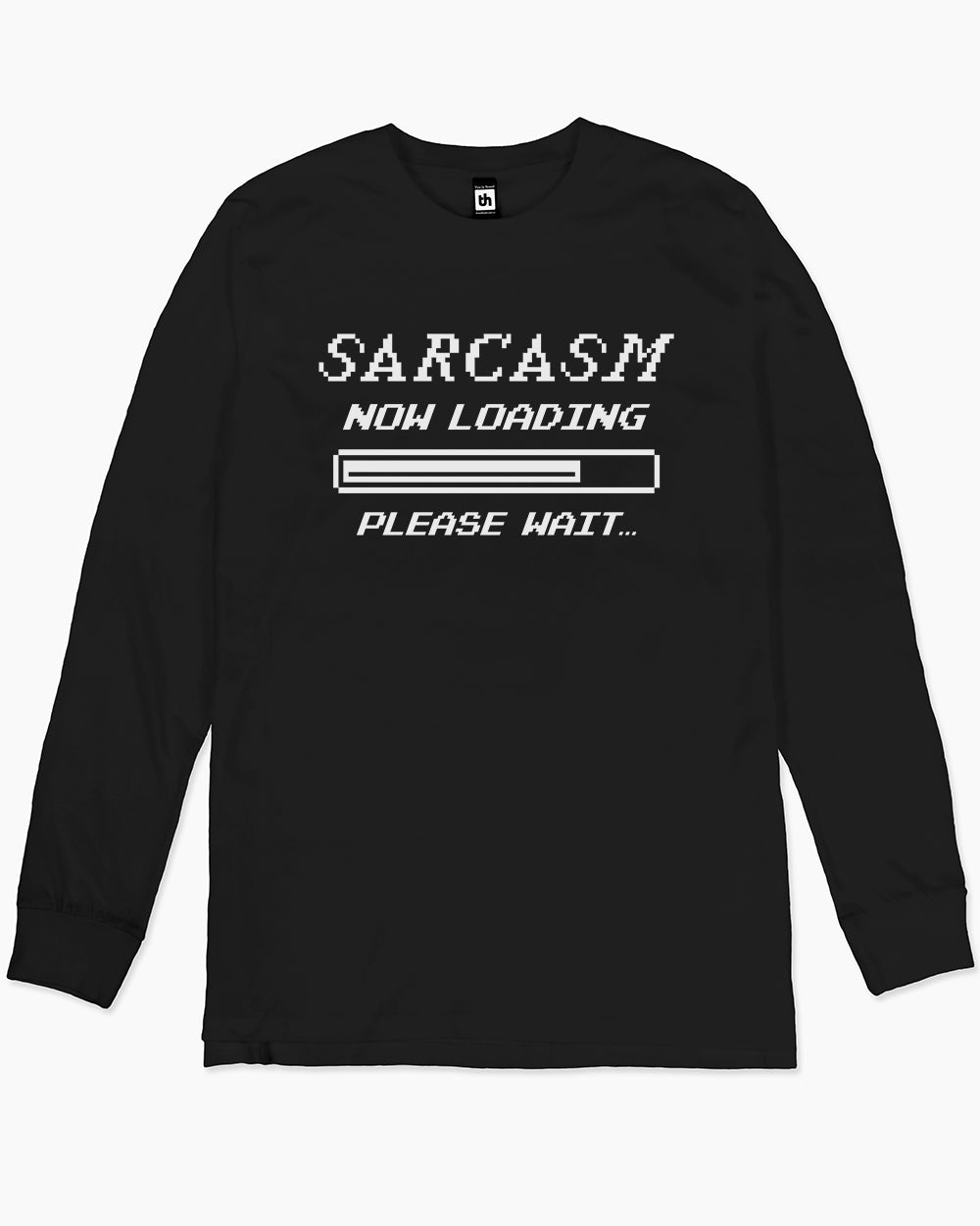 Sarcasm Loading Long Sleeve Australia Online #colour_black