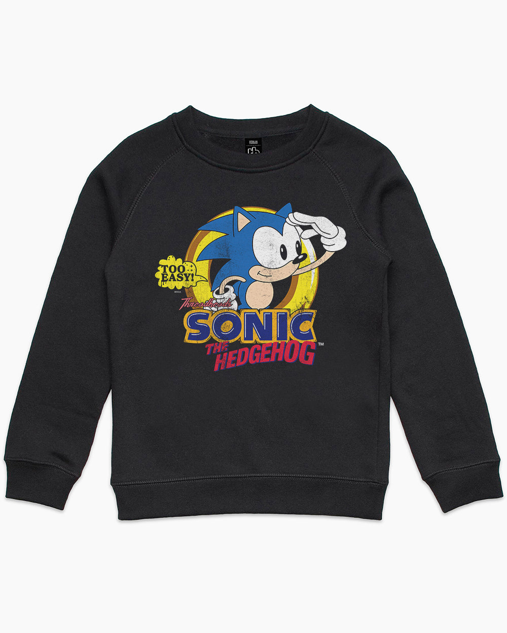 Sonic Too Easy Kids Sweater Australia Online #colour_black