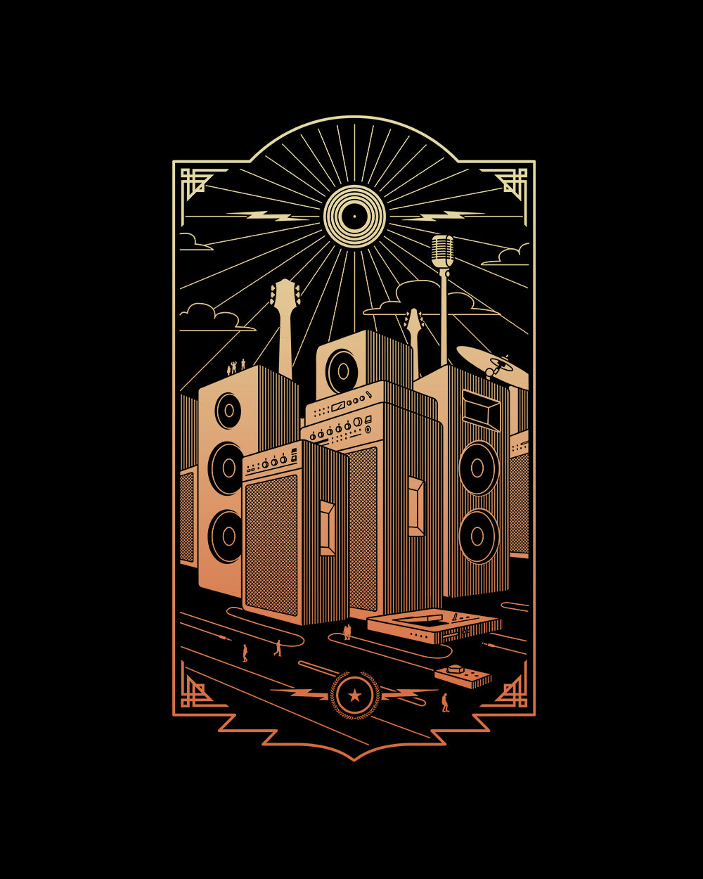 Sound City T-Shirt Australia Online #colour_black