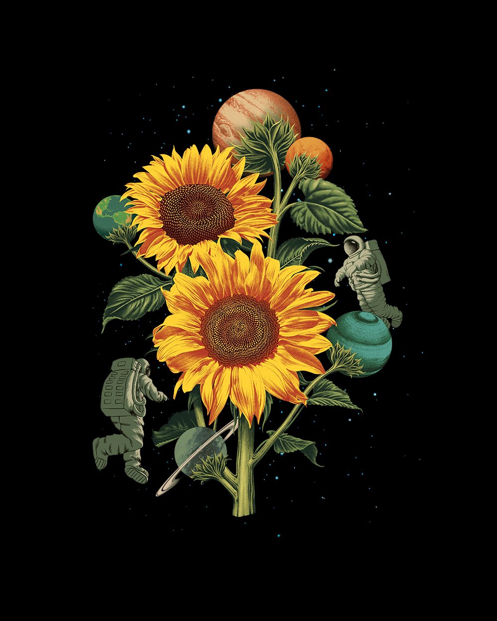 Sun Flowers T-Shirt Australia Online