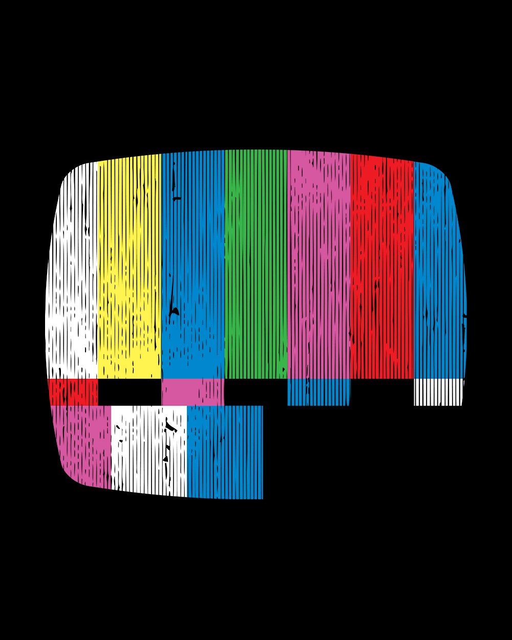 Test Pattern Alternate T-Shirt Australia Online