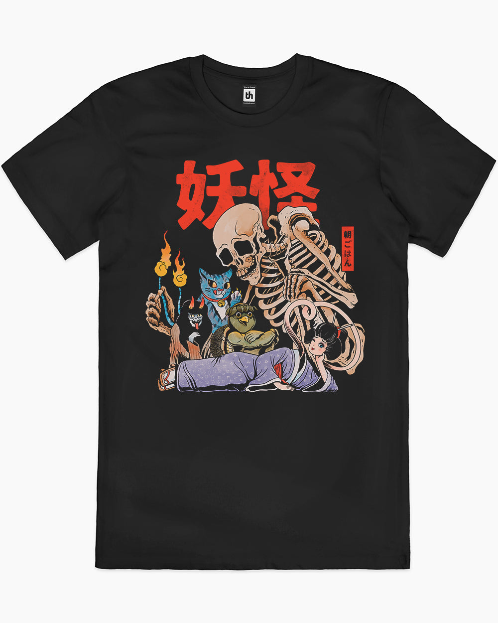 The Yokai Club T-Shirt Australia Online #colour_black