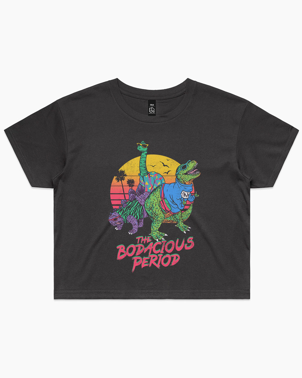 The Bodacious Crop Tee Australia Online #colour_coal