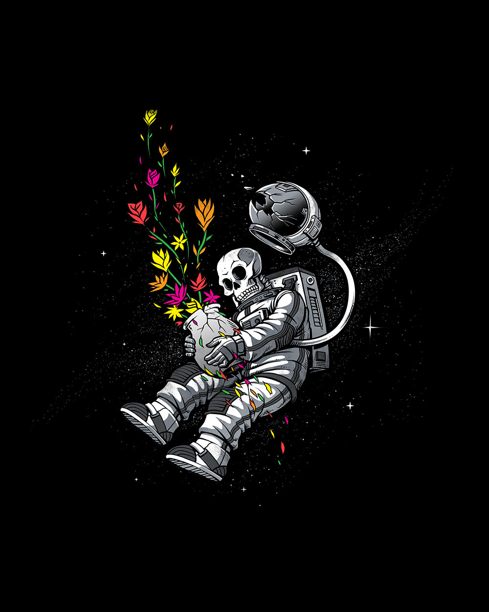End of Humanity T-Shirt Australia Online #colour_black