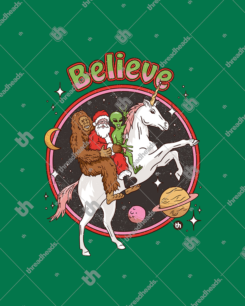 Believe T-Shirt Australia Online #colour_green