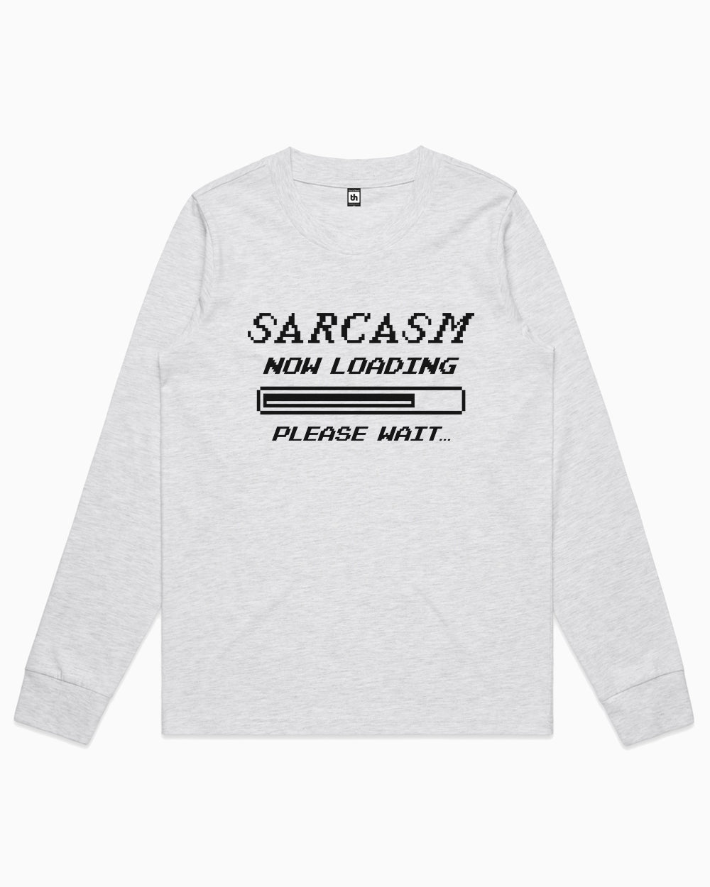 Sarcasm Loading Long Sleeve Australia Online #colour_grey