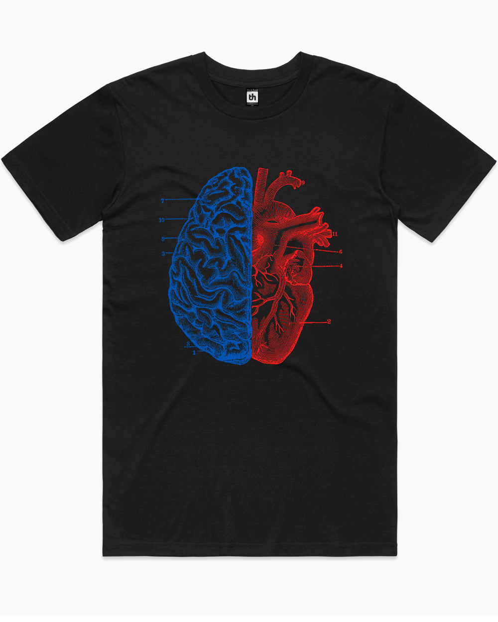 Heart and Brain T-Shirt Australia Online