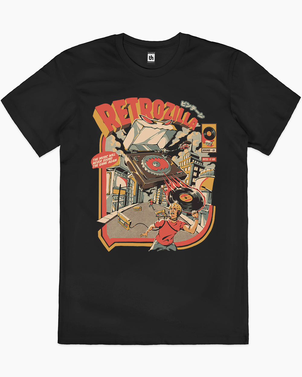 Retro Soundzilla T-Shirt Australia Online