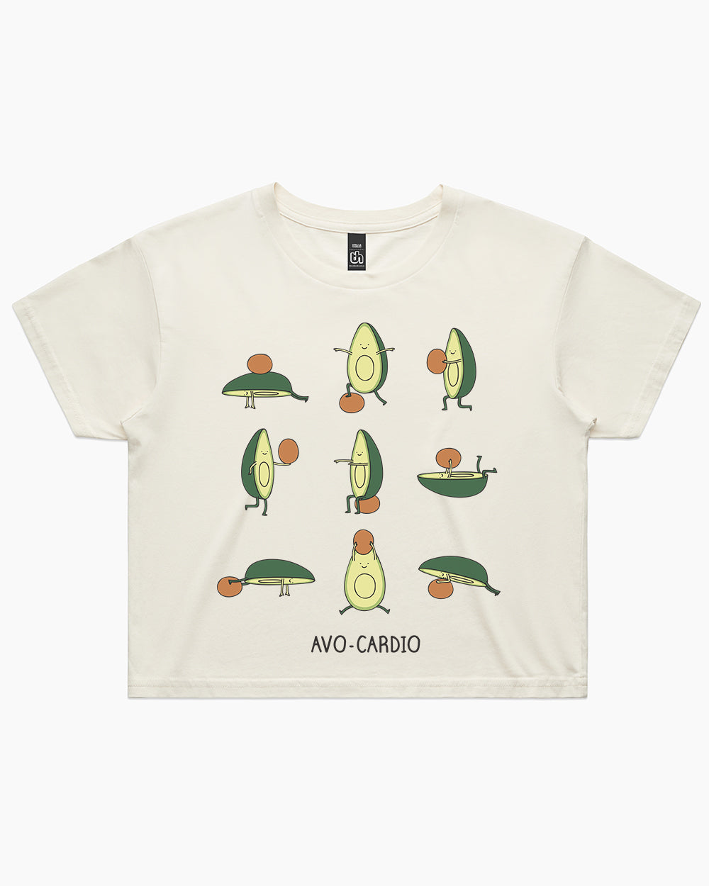 Avocardio Crop Tee Australia Online #colour_natural