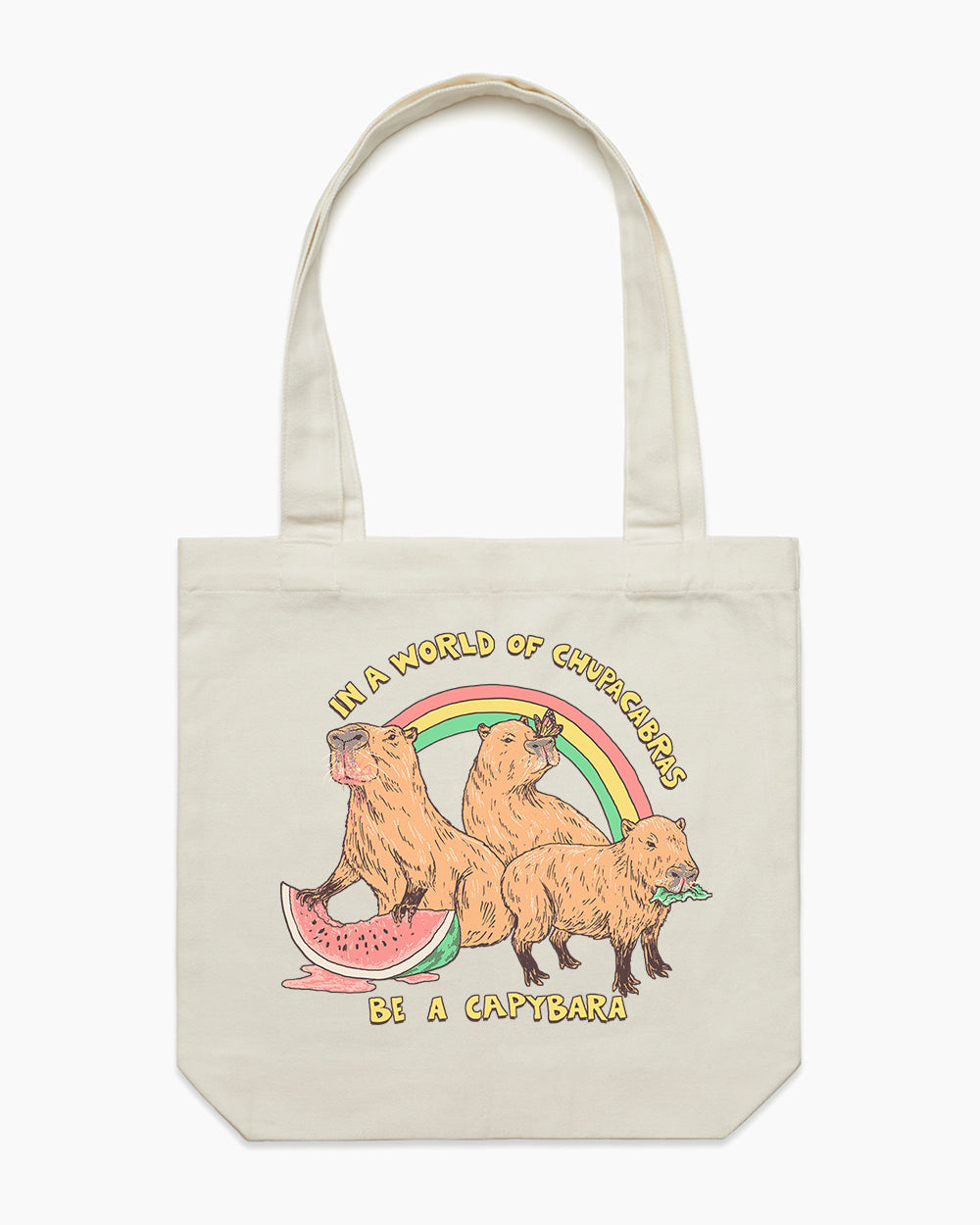Be a Capybara Tote Bag, Funny Tote Bag Australia
