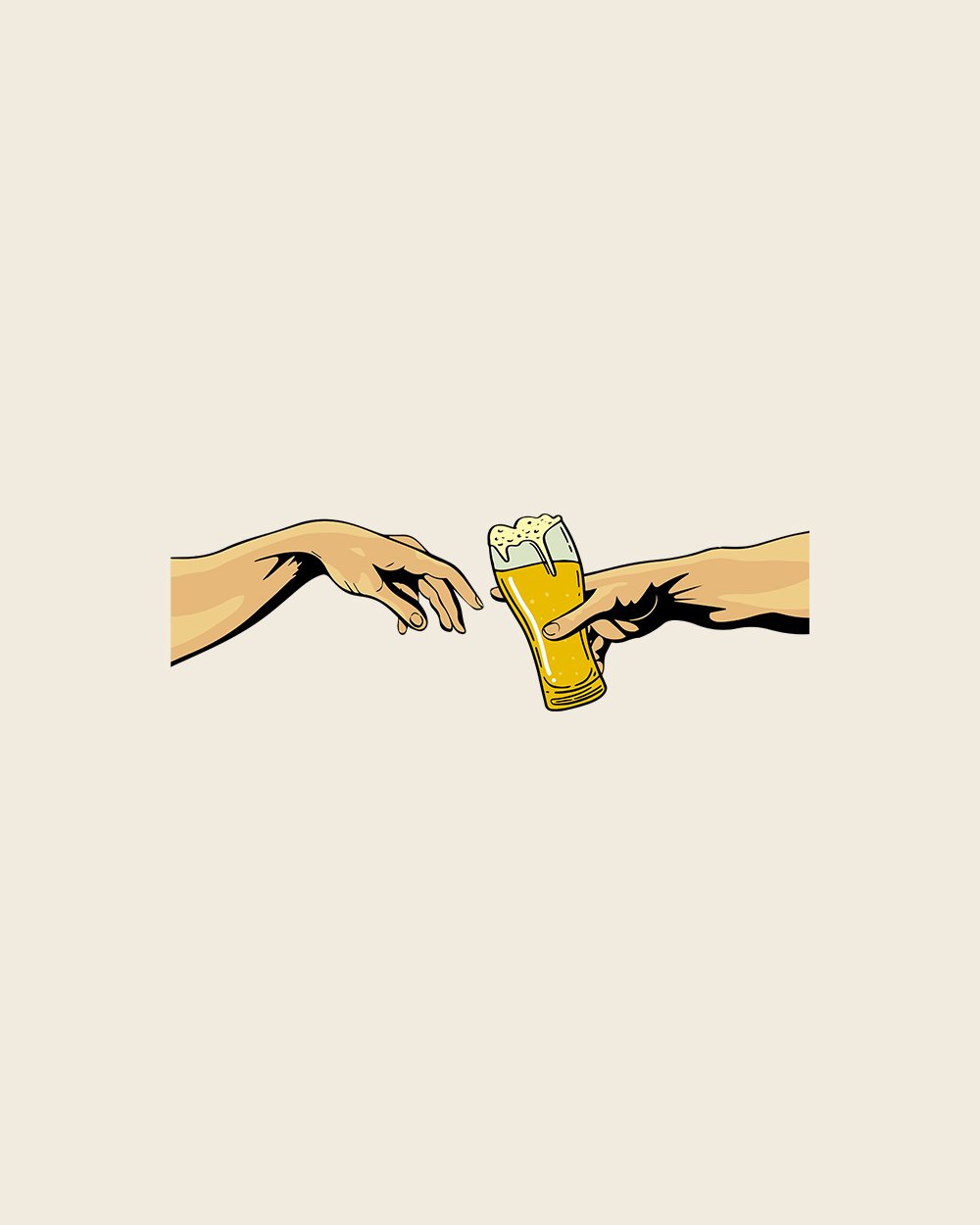 The Creation - Beer T-Shirt Australia Online