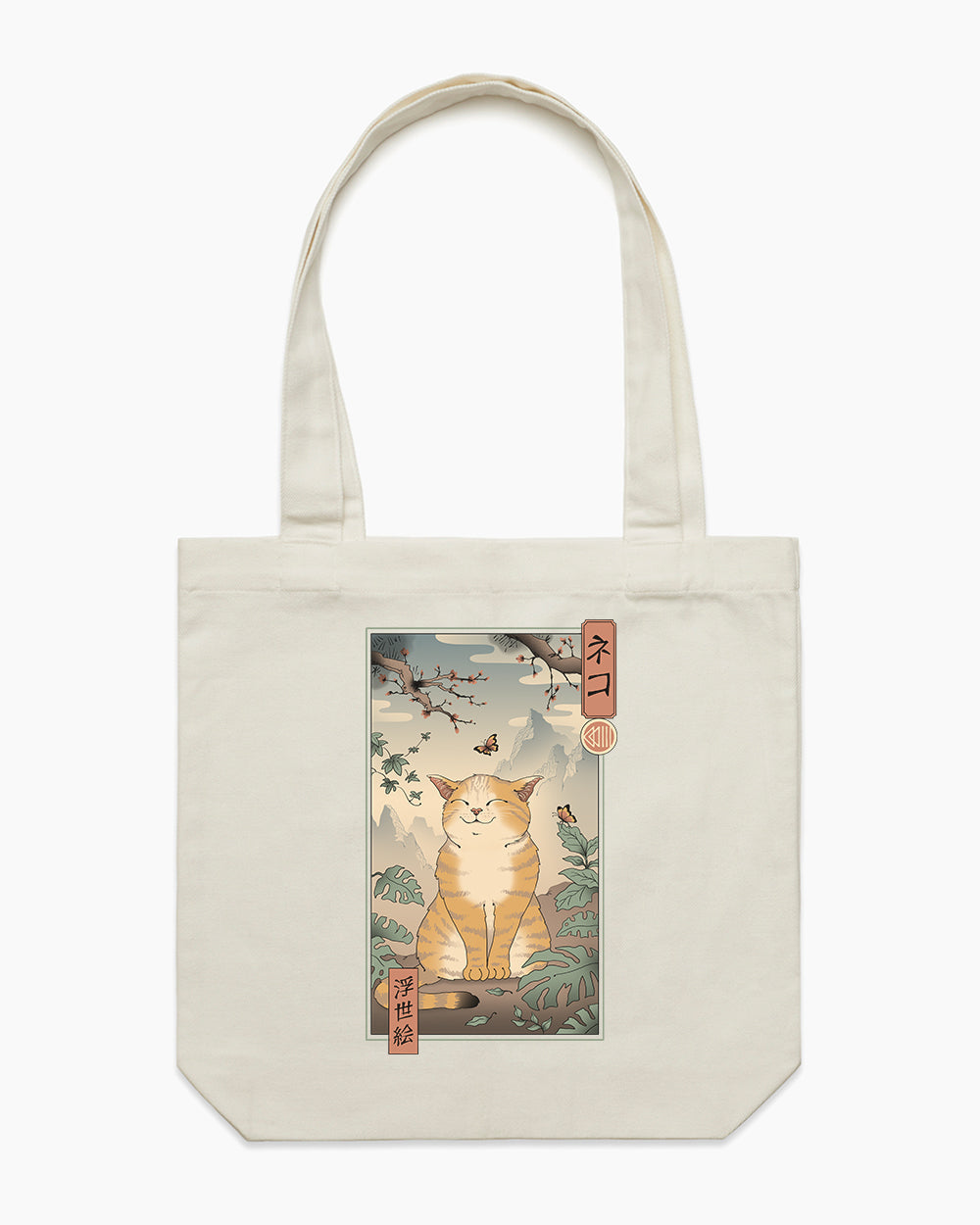 Edo Cat Tote Bag | Official Vincent Trinidad Art Merch Australia |  Threadheads