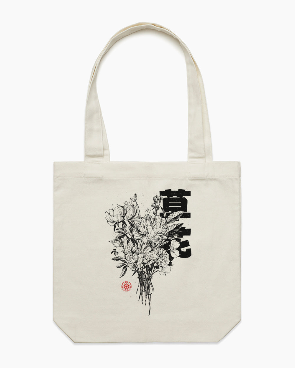 Flowers Tote Bag Australia Online #colour_natural