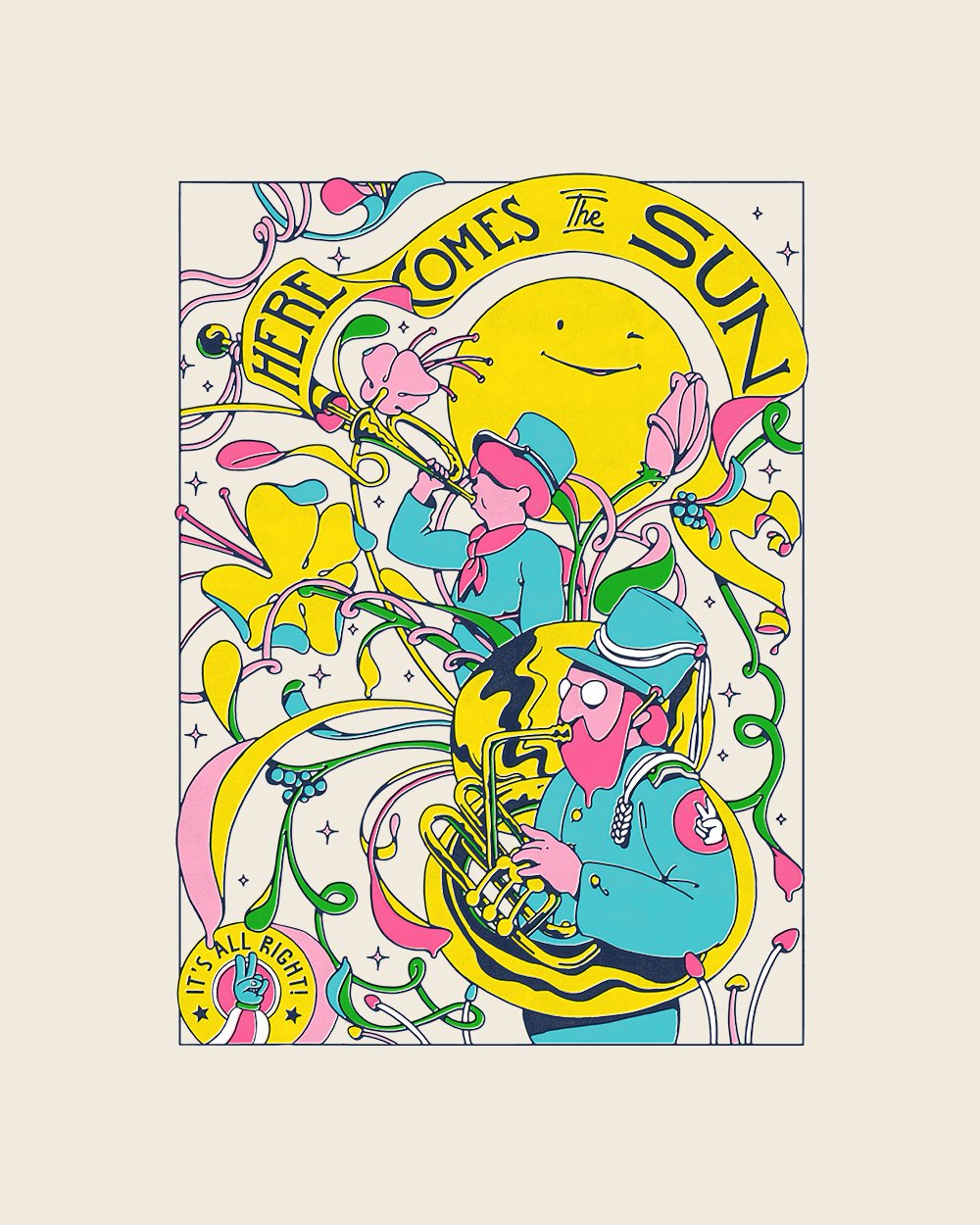 Here Comes the Sun T-Shirt Australia Online