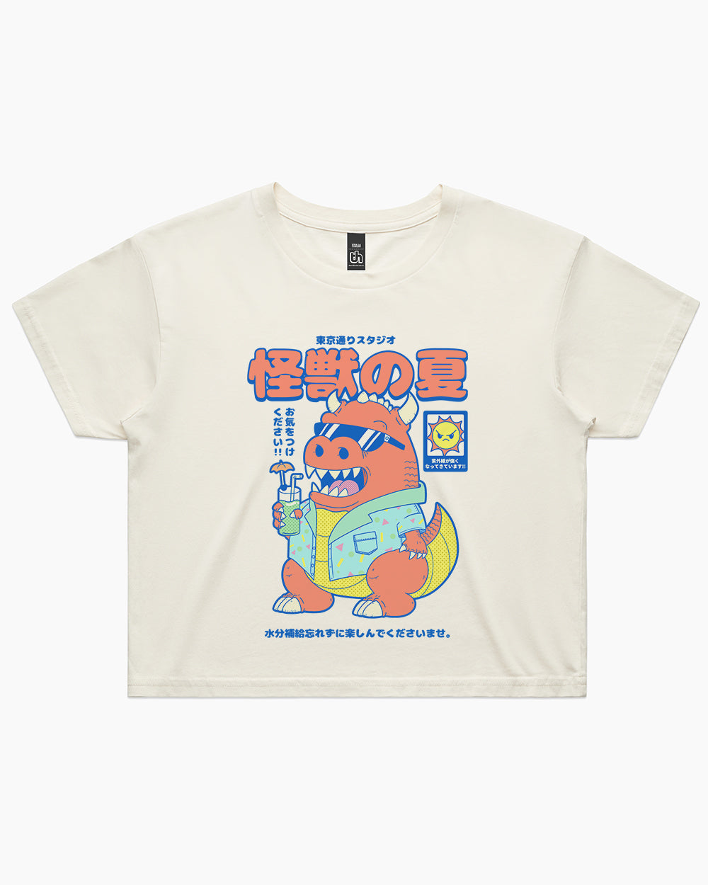 Kaiju's Summer Crop Tee Australia Online #colour_natural