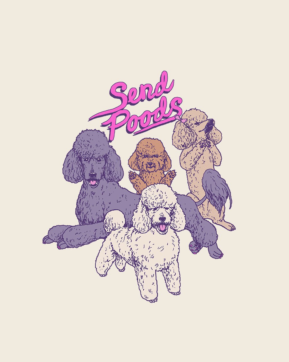Send Poods T-Shirt Australia Online #colour_natural