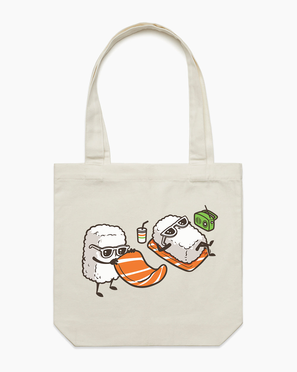 Summer Sushi Tote Bag Australia Online #colour_natural