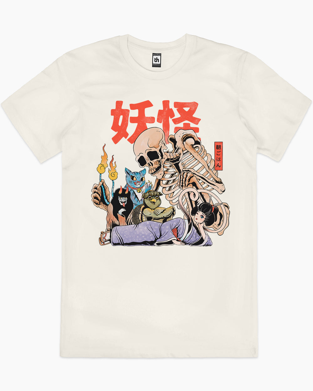 The Yokai Club T-Shirt Australia Online #colour_natural