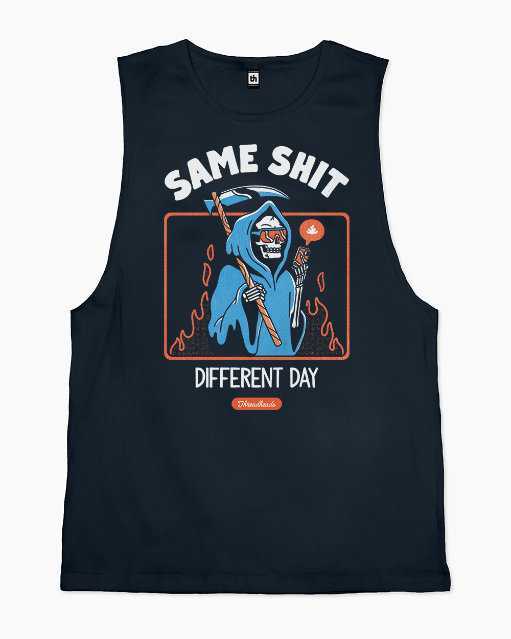 Same Shit Different Day Tank Australia Online #colour_navy