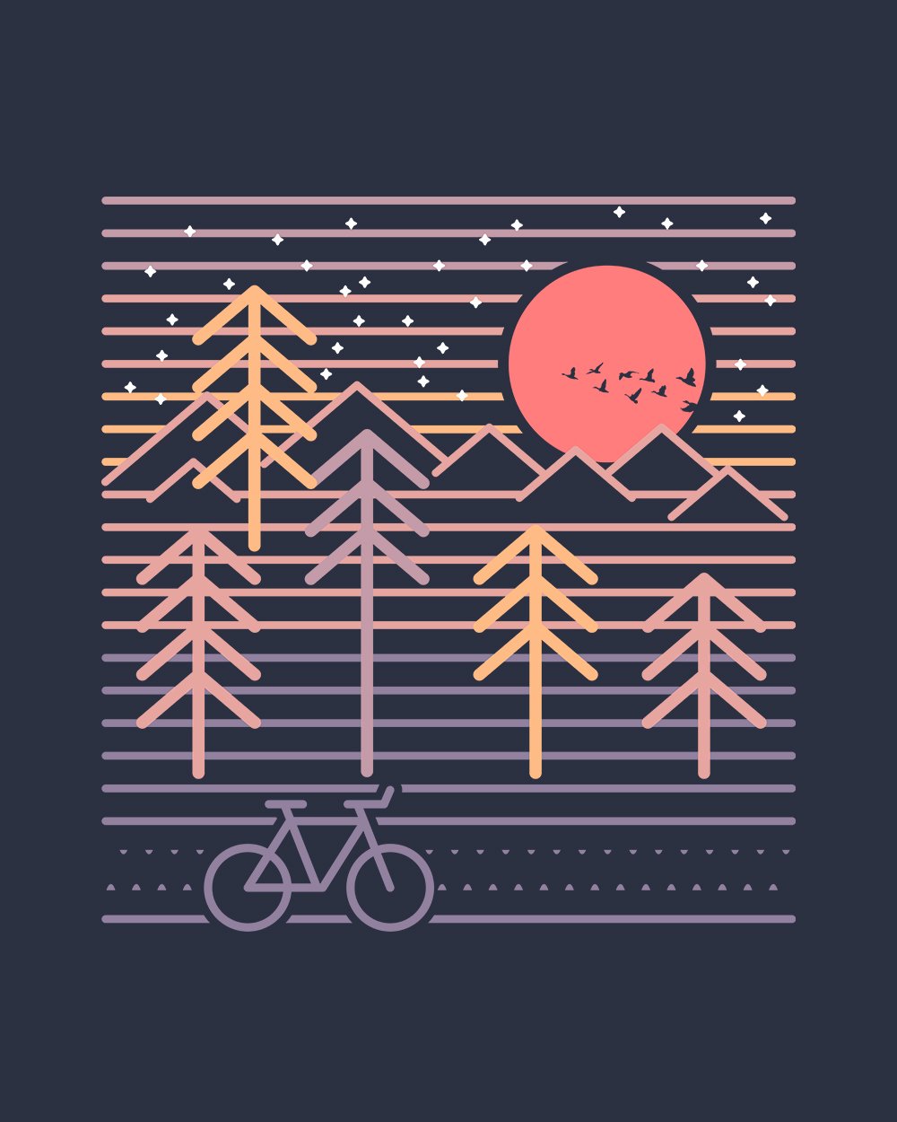 Bike Scene T-Shirt Australia Online