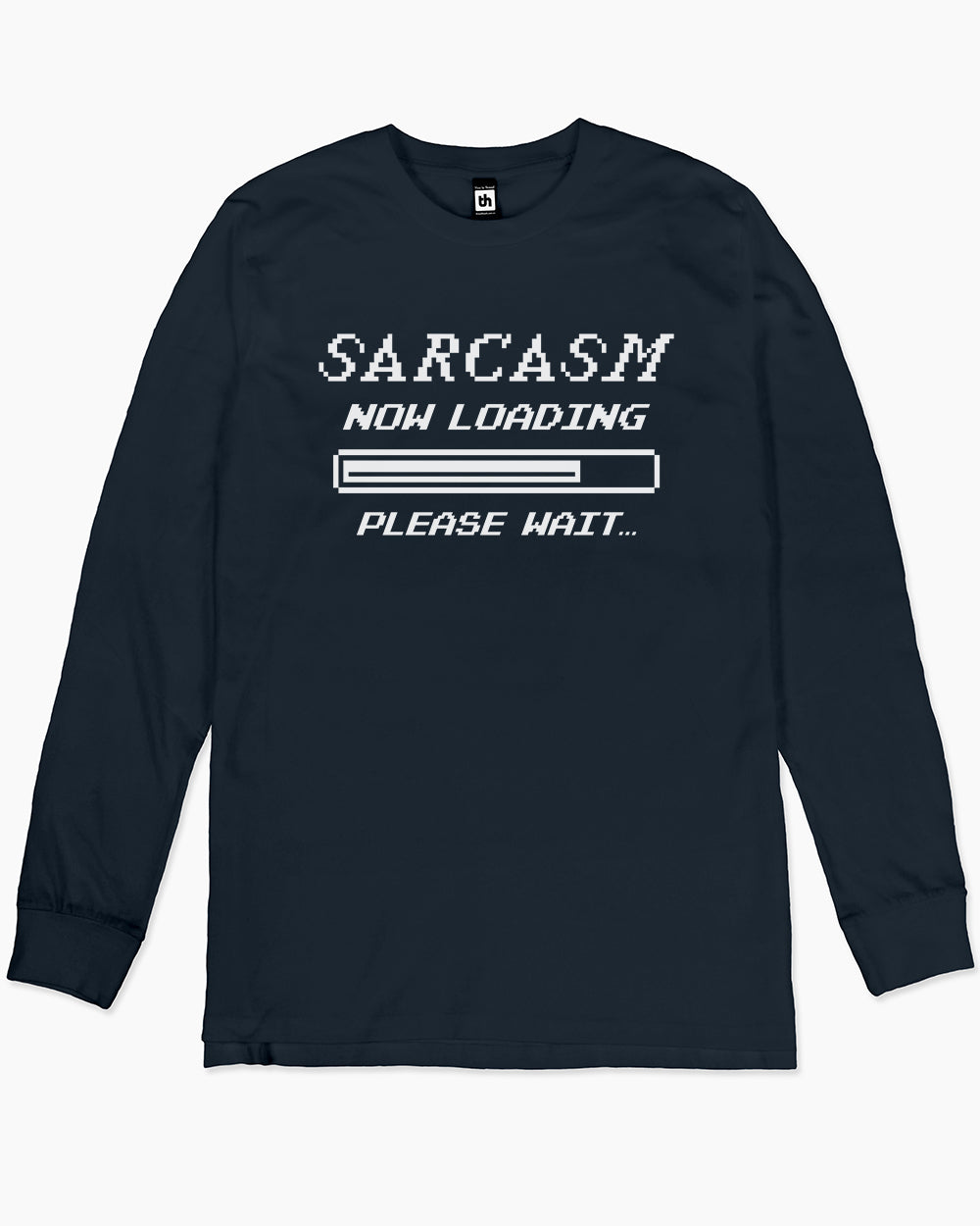Sarcasm Loading Long Sleeve Australia Online #colour_navy