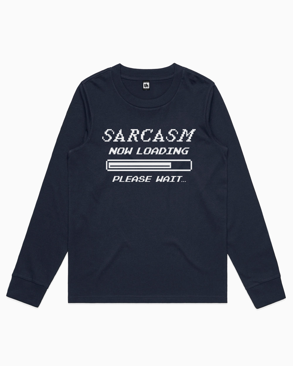 Sarcasm Loading Long Sleeve Australia Online #colour_navy