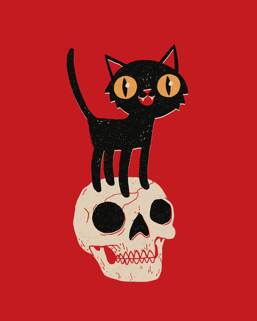 Look What the Cat Dragged In T-Shirt Australia Online #colour_red