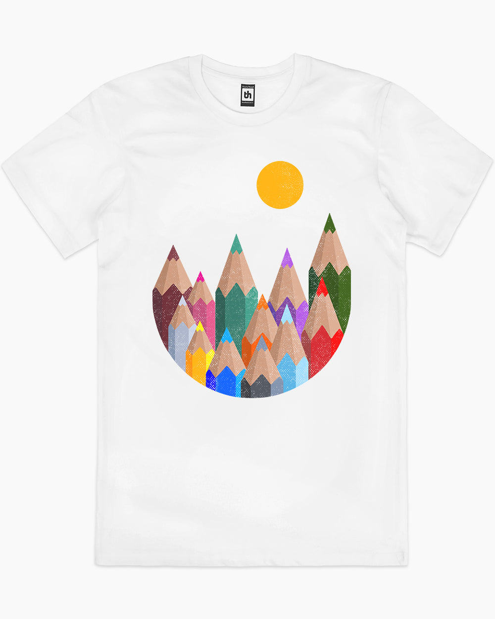 12 Colour Mountains T-Shirt Australia Online