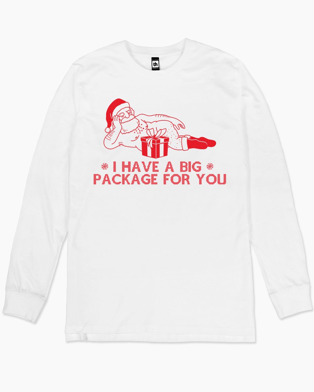 mens long sleeve christmas t shirt