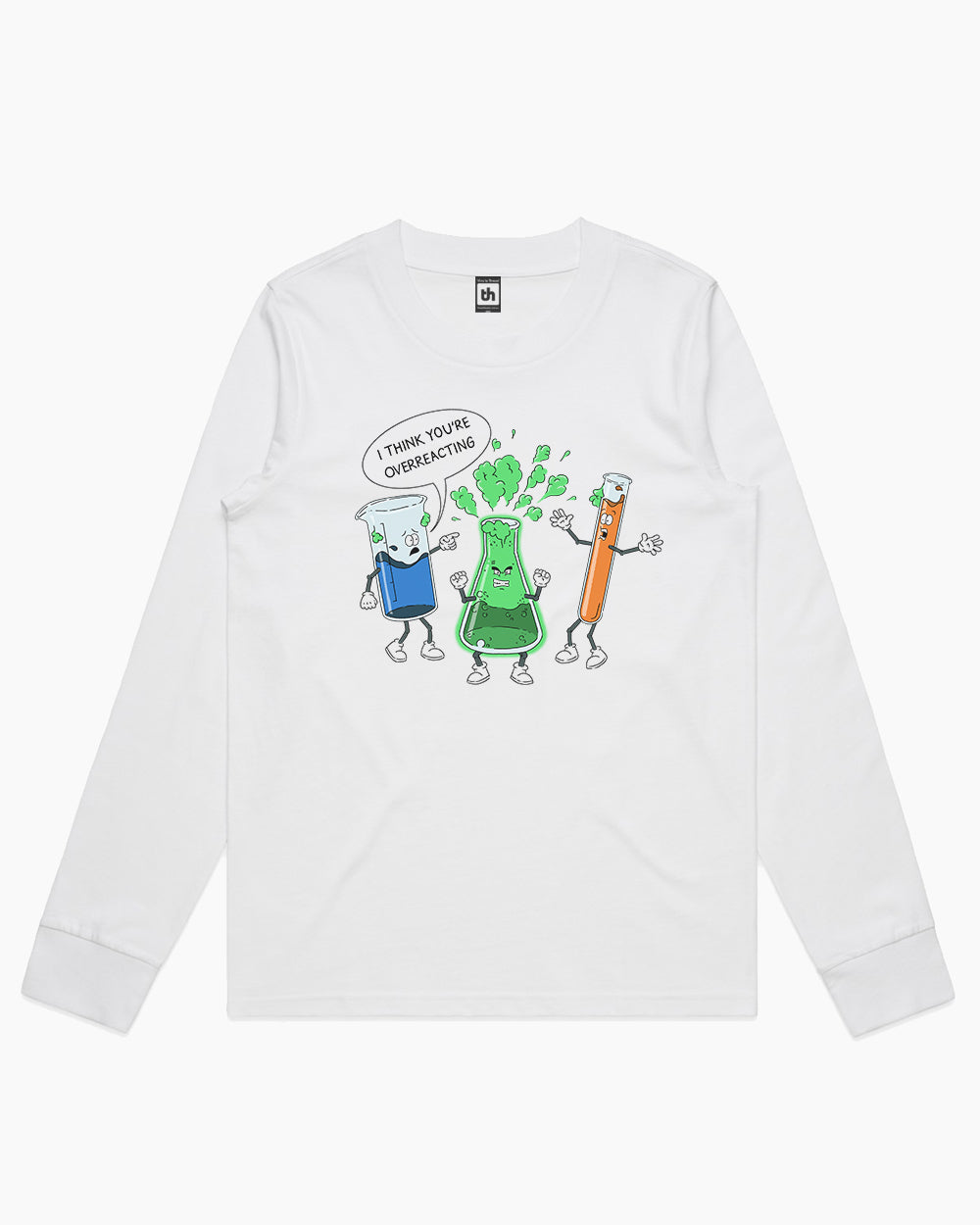 I Think You're Overreacting Long Sleeve Australia Online #colour_white