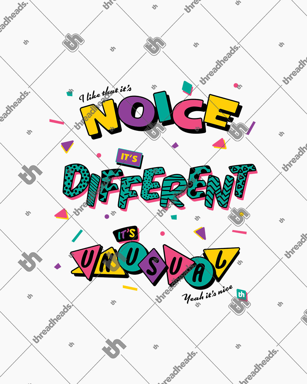 It's Noice It's Different It's Unusual Crop Tee Australia Online #colour_white