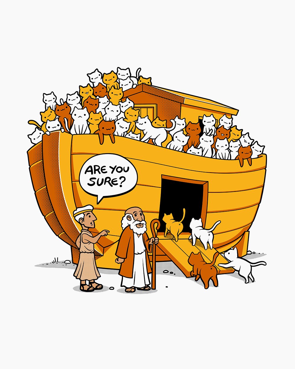 Noah's Ark Cat T-Shirt Australia Online