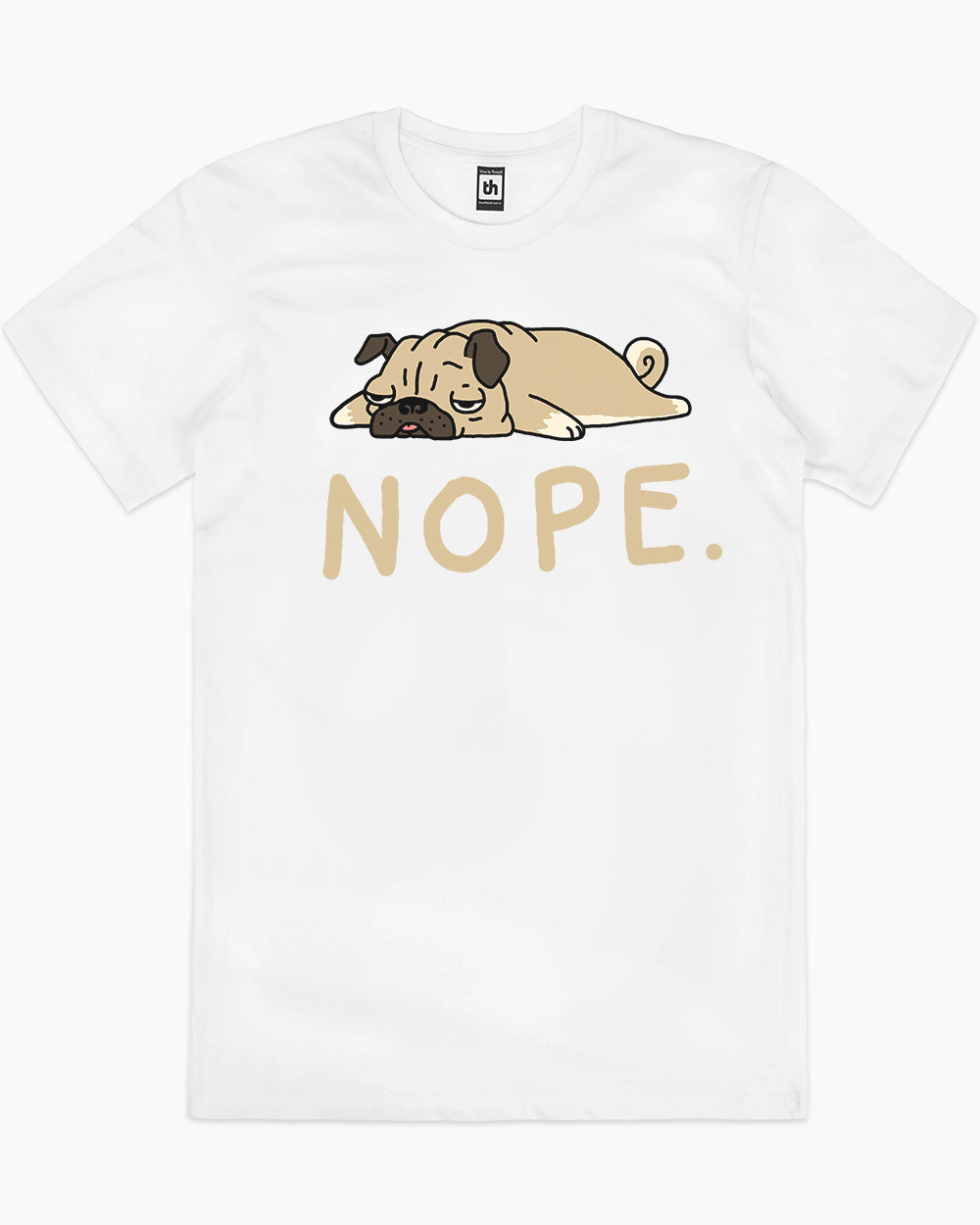 Pug print clearance shirt