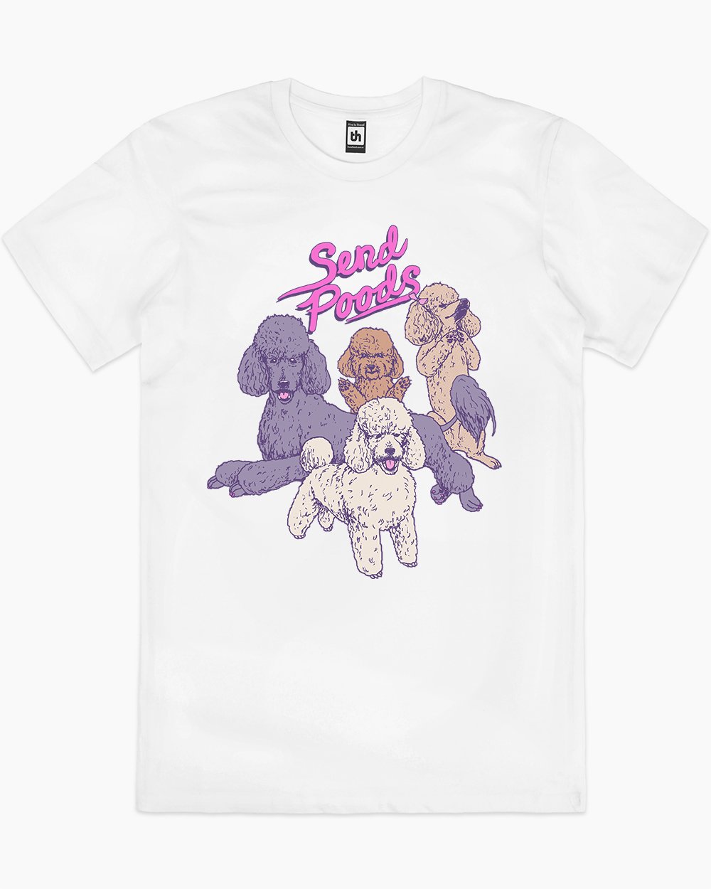 Send Poods T-Shirt Australia Online #colour_white
