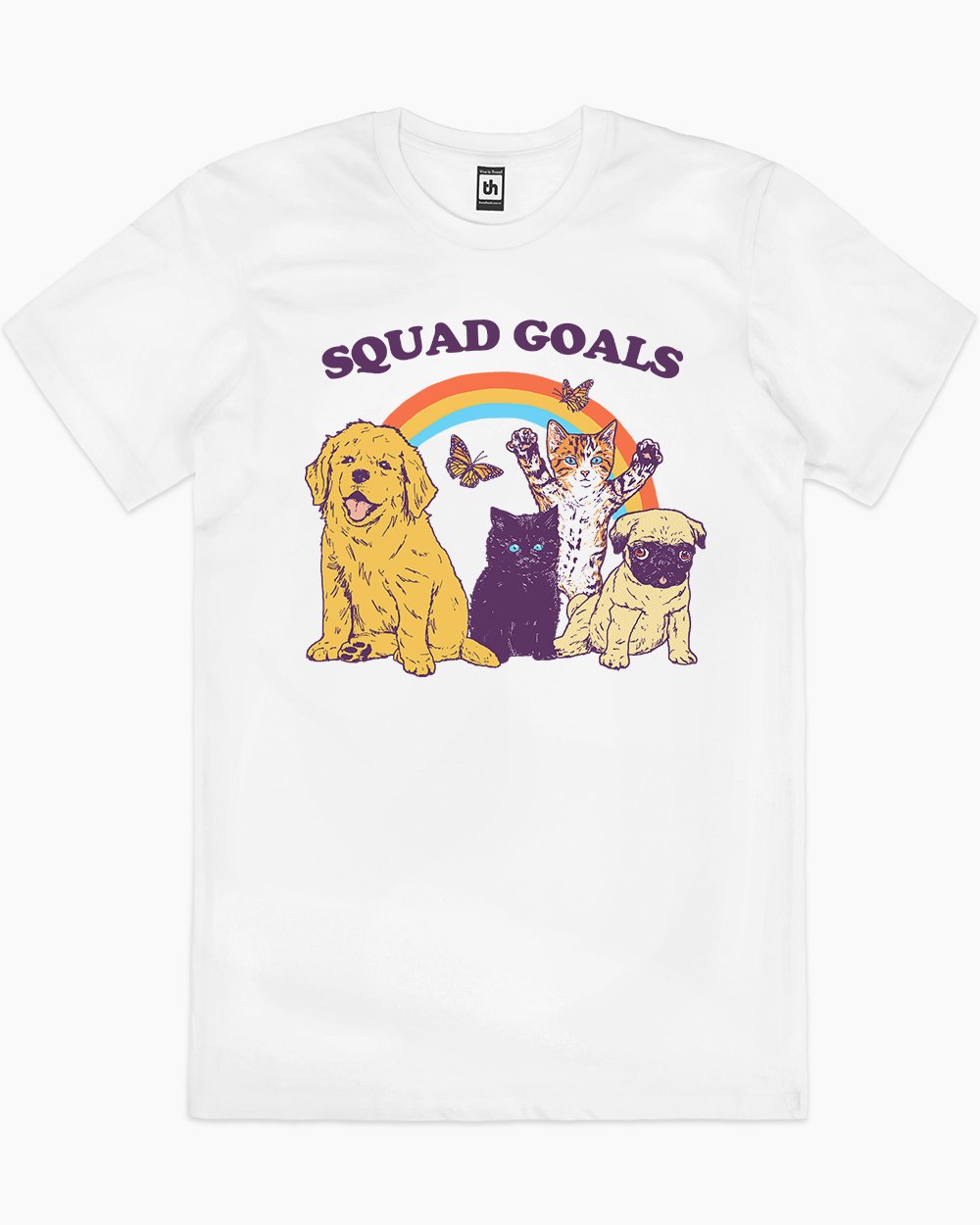 Squad Goals T-Shirt Australia Online #colour_white