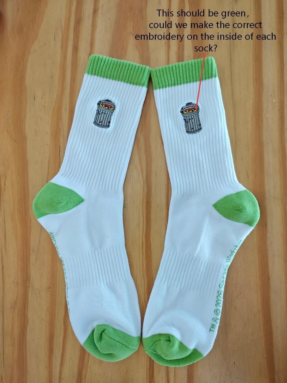 Bin Grouch Socks