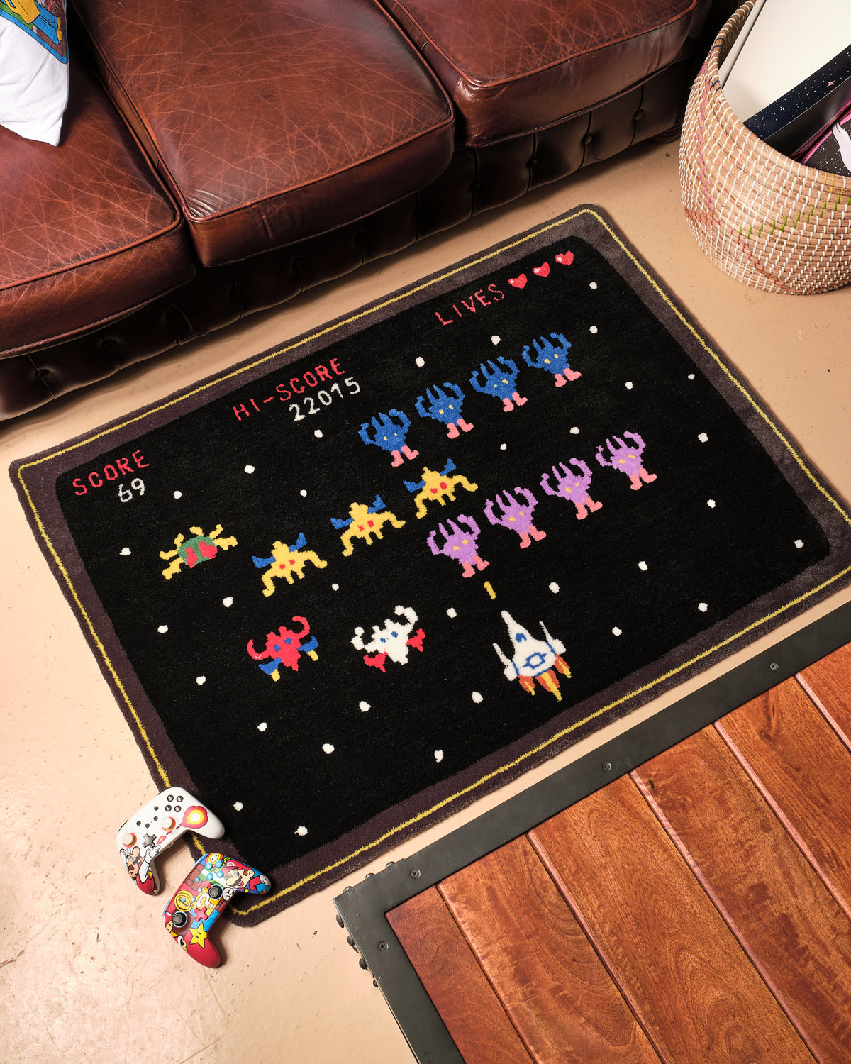 8 Bit Rug 8 Bit Fighter Rug | Threadheads Exclusive Australia