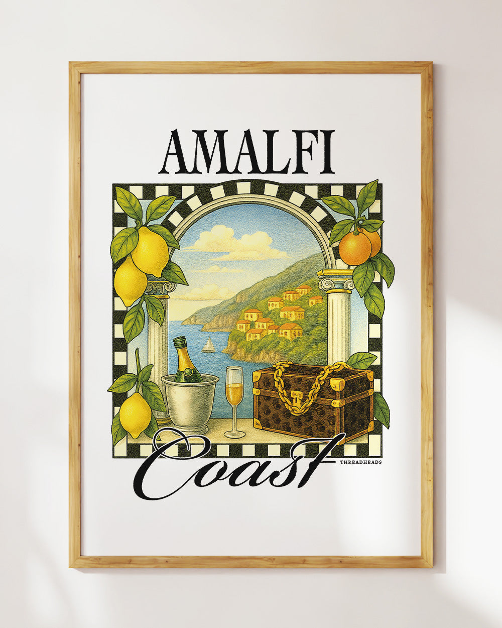 Amalfi Coast Art Print