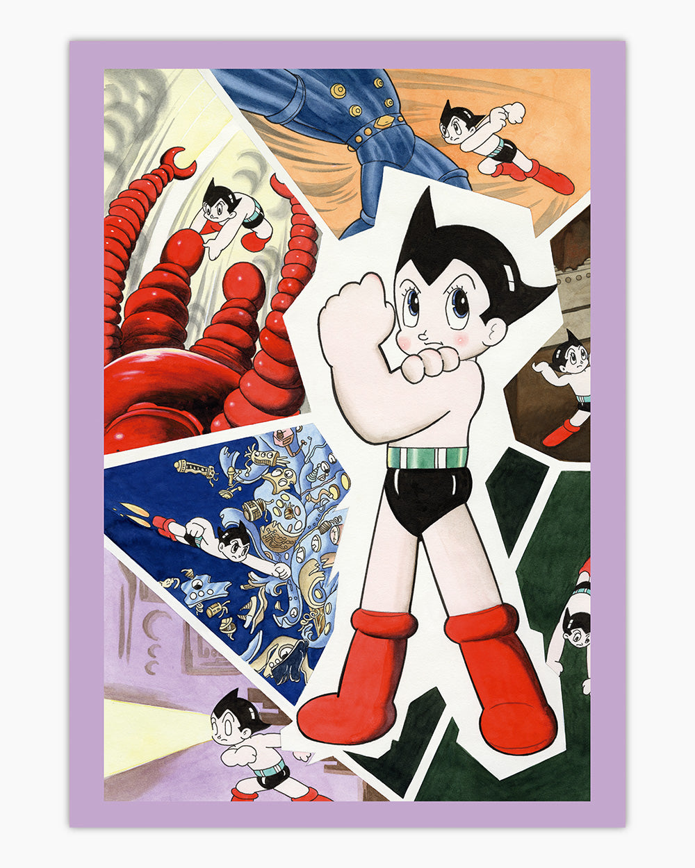 Astro Boy Montage Art Print