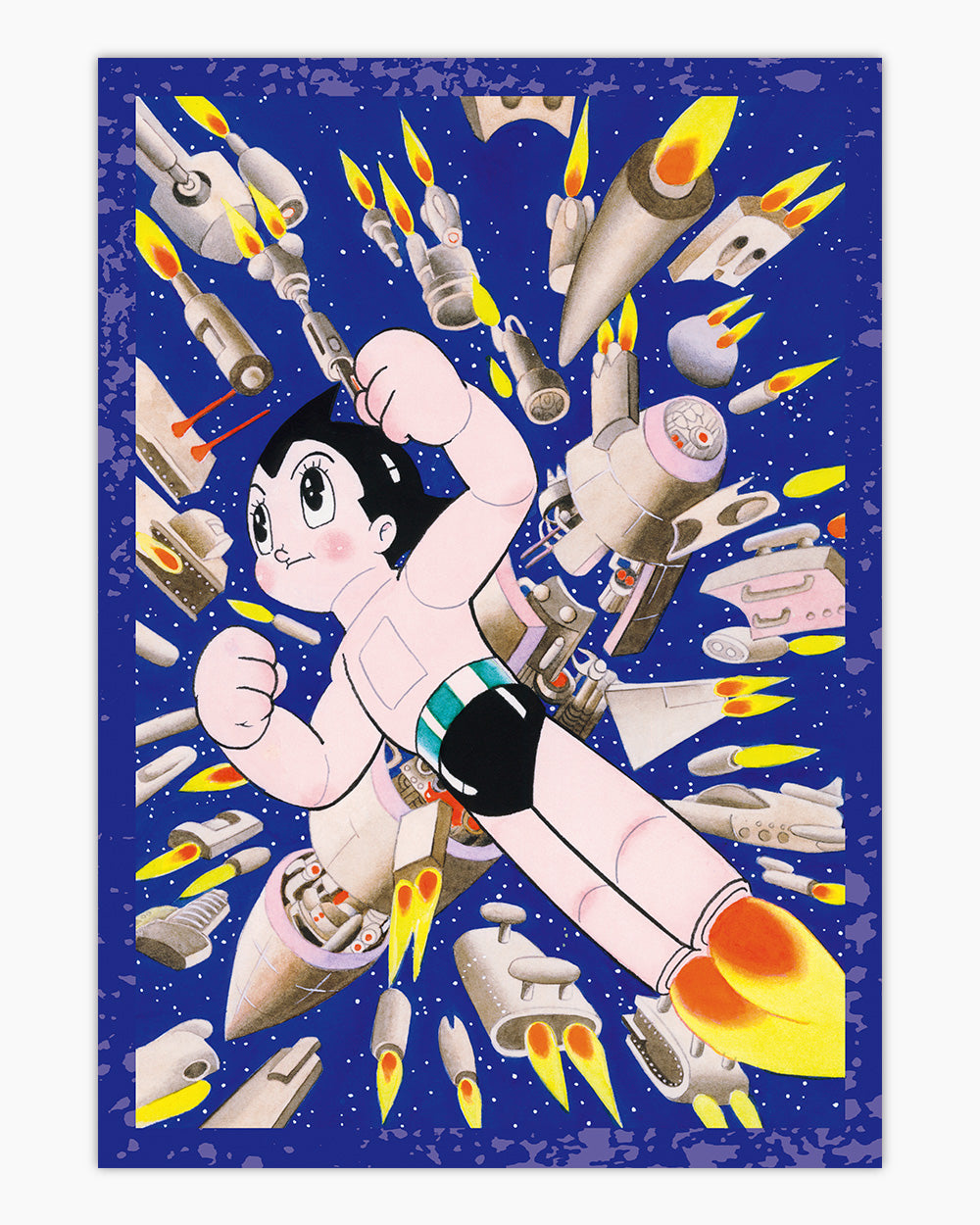 Astro Boy Space Rockets Art Print
