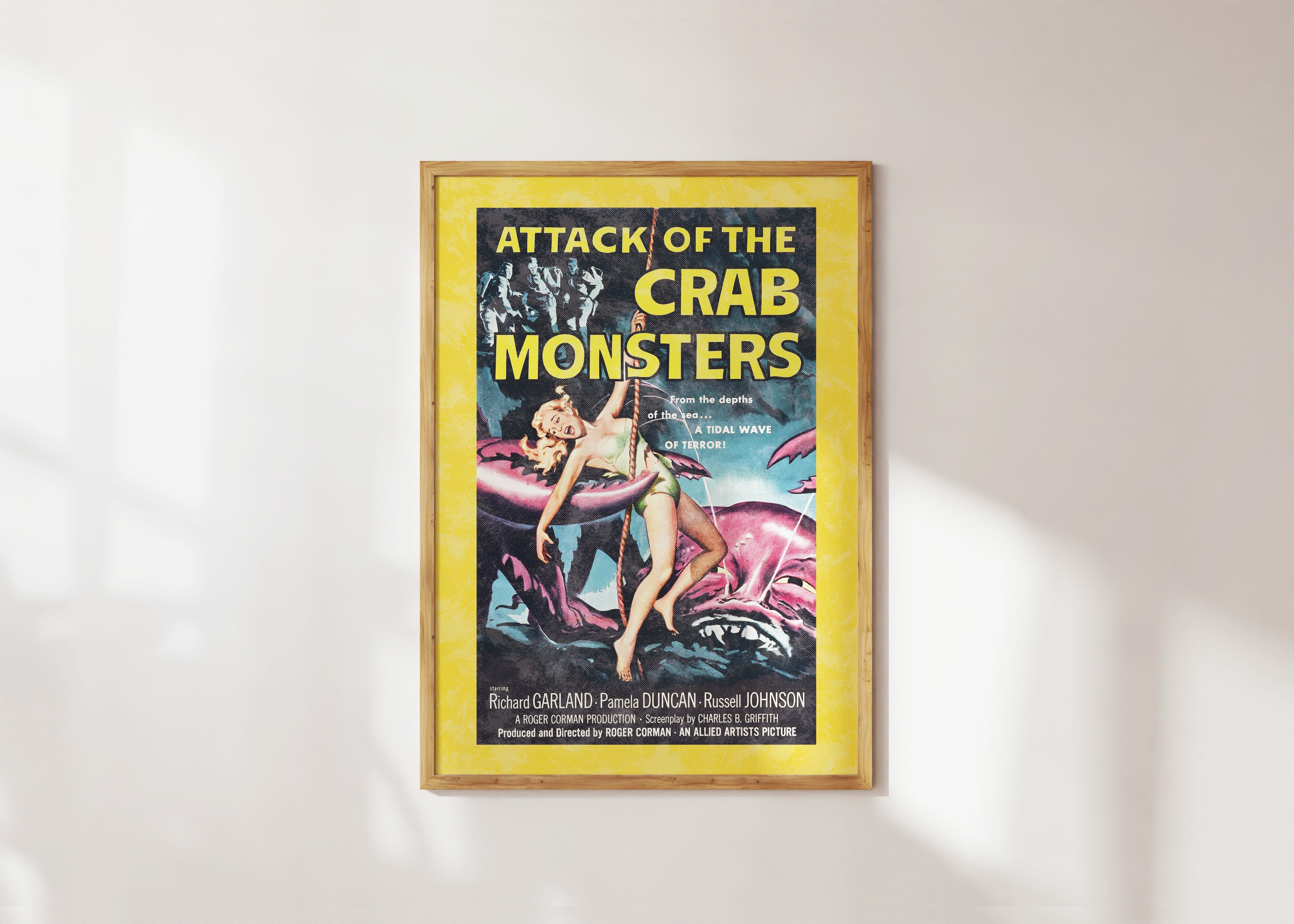 Attack of the Crab Monsters Art Print Australia Online