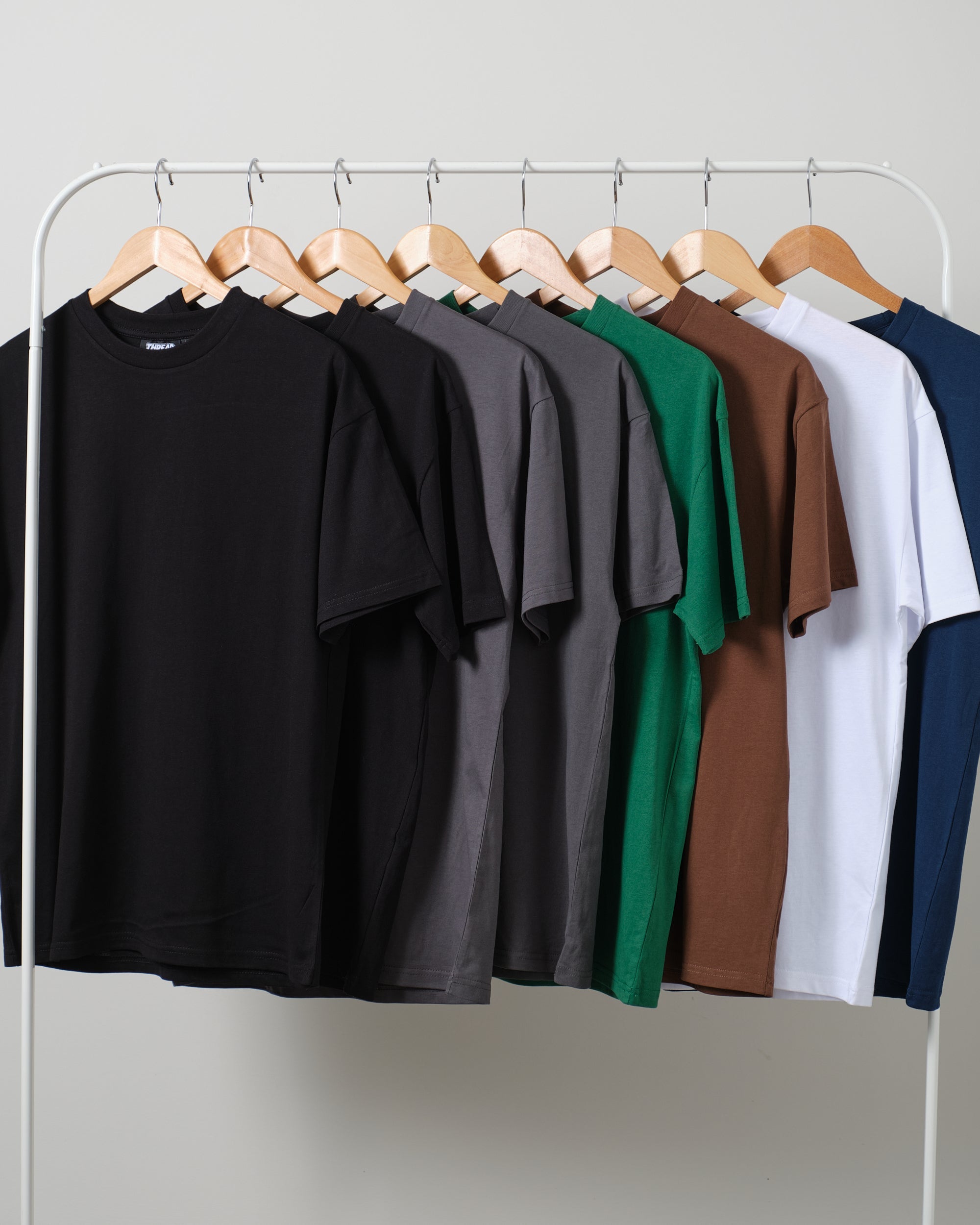 Classic Tee 8 Pack: Black, Charcoal, Green, Brown, White, Navy  Australia Online 