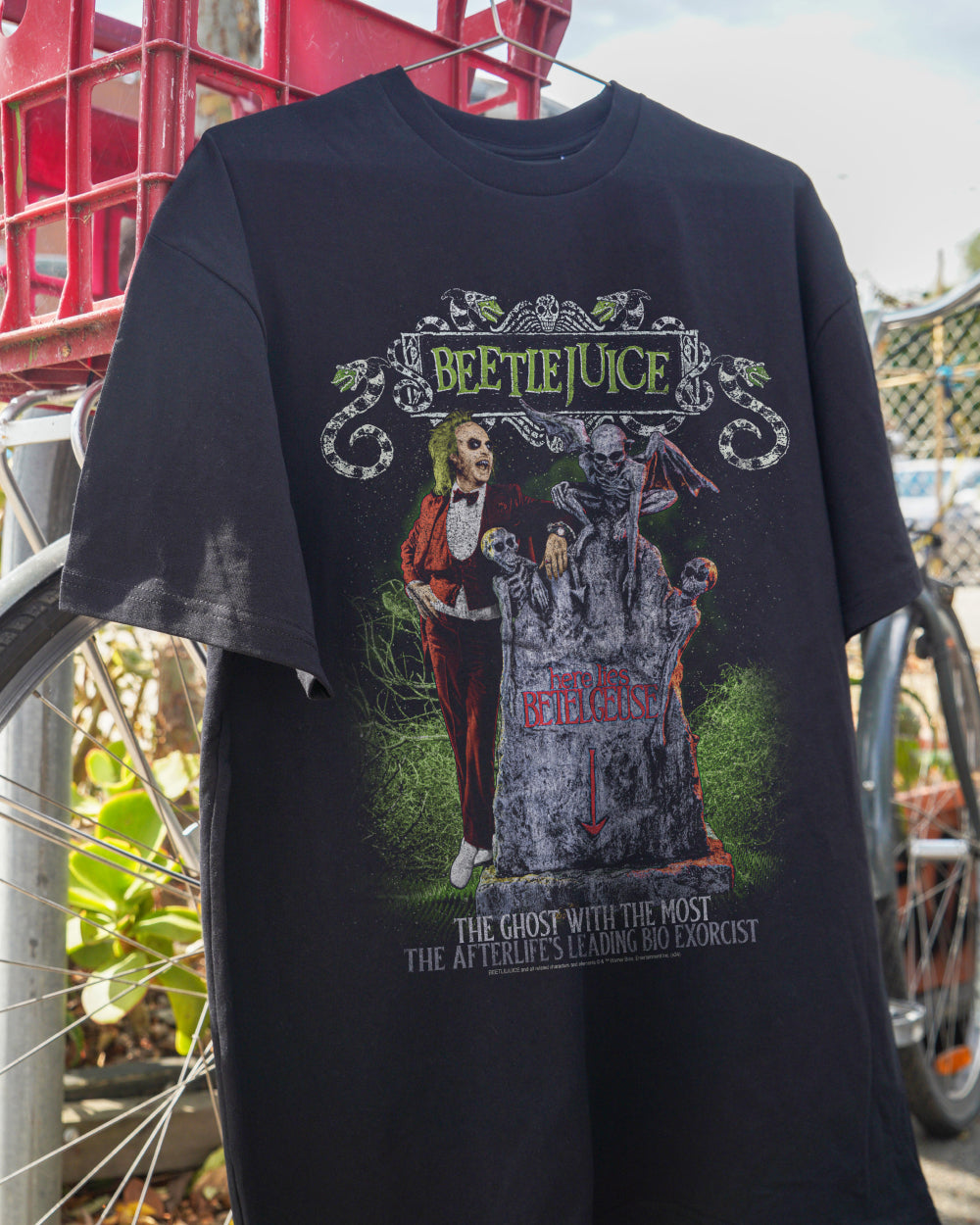 Beetlejuice Lies Here T-Shirt Australia Online