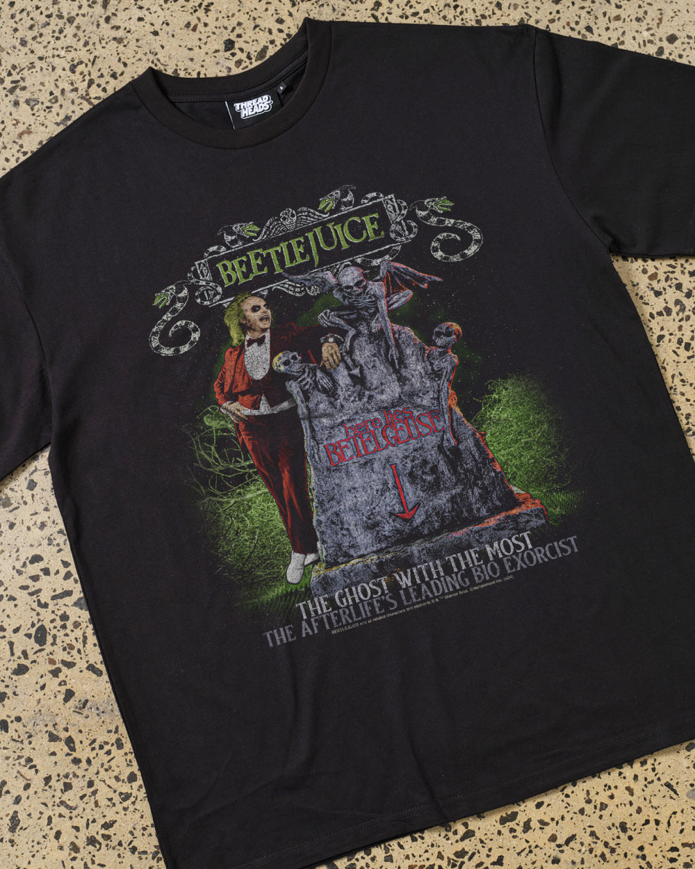 Beetlejuice Lies Here T-Shirt Australia Online