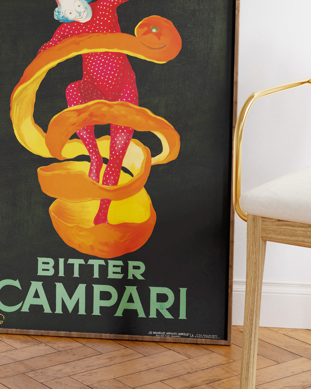 Bitter Campari Art Print Online Australia #colour_charcoal