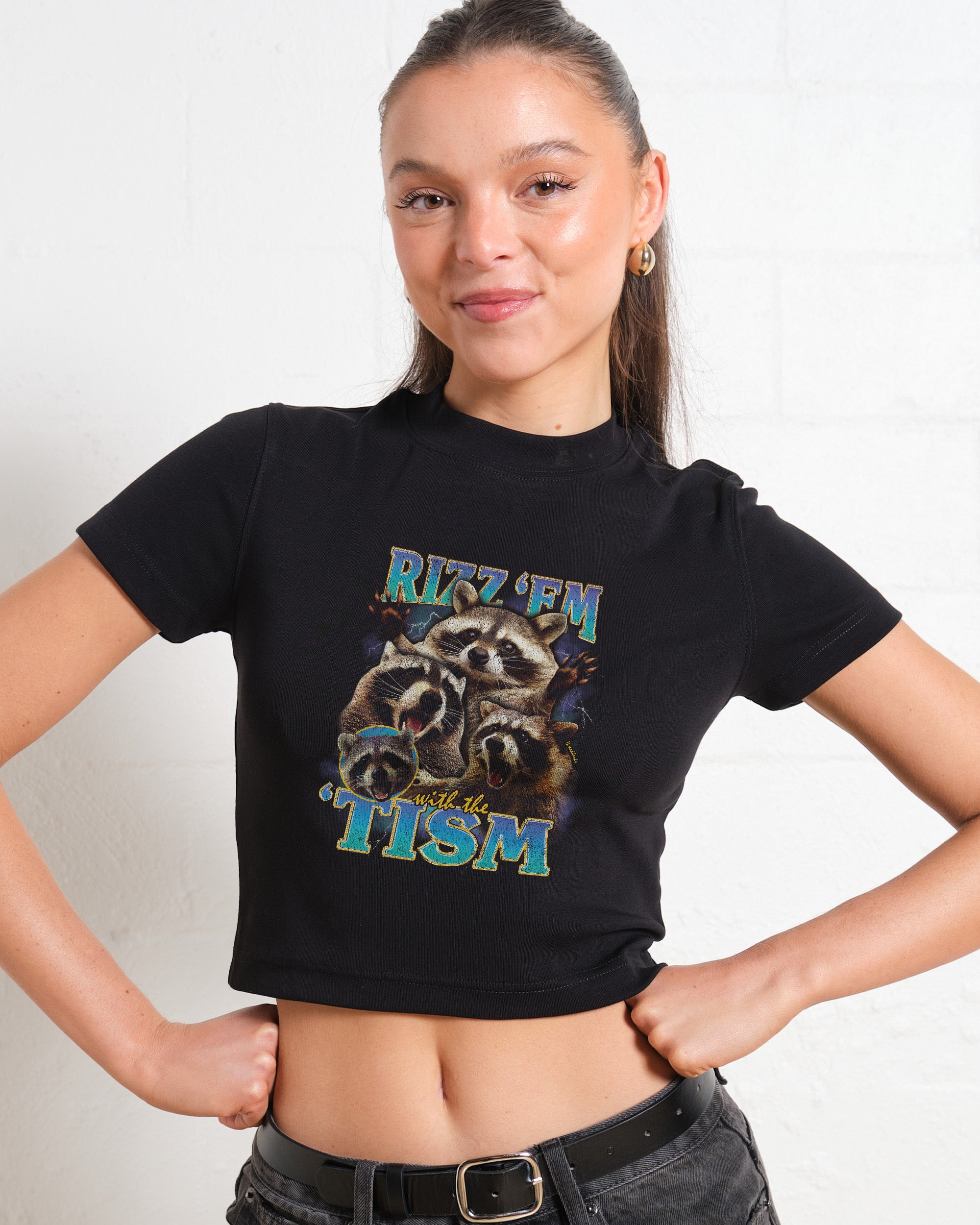 Rizz 'Em With the 'Tism Baby Tee | Funny Baby Tee Australia