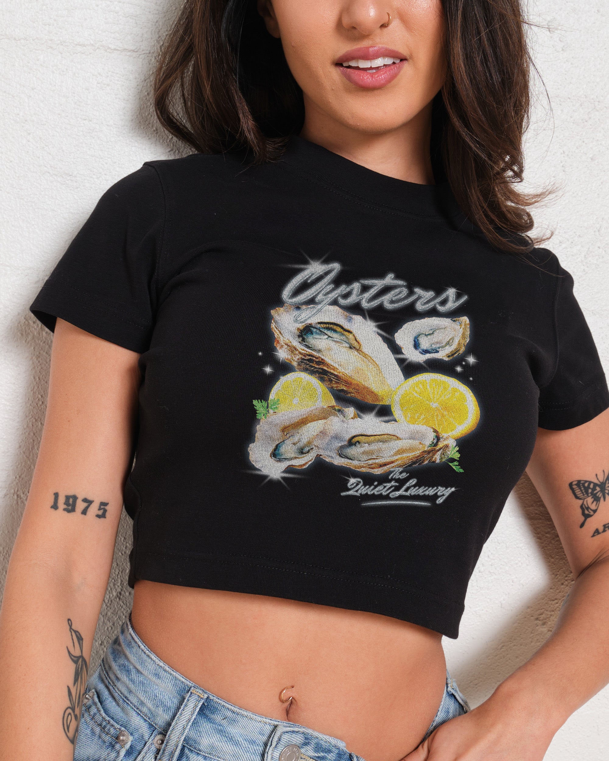 Oysters, The Quiet Luxury Baby Tee